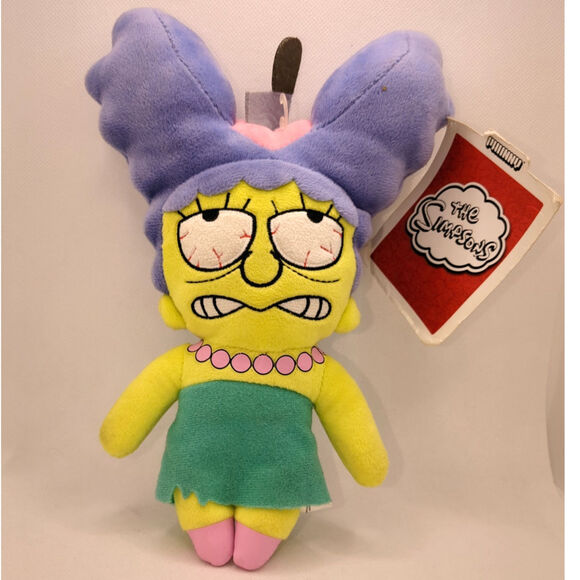 Vintage The Simpsons Treehouse of Horror Zombie Marge 8" Phunny Plush Kidrobot - Picture 7 of 7